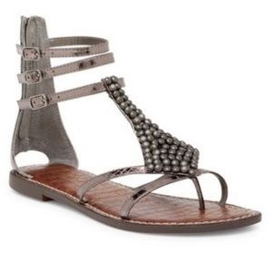 Sam Edelman Ginger Gladiator Flat Sandals Sz 12